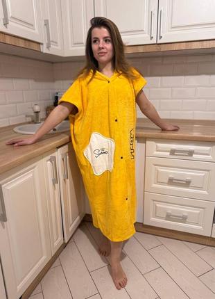 Халат- рушник для ванної та сауни