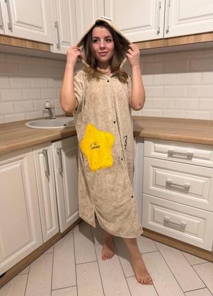 Халат- рушник для ванної та сауни