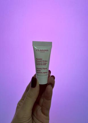 Відновлюючий бальзам моментальної дії clarins baume beauty eclair