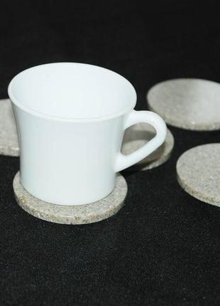 Цена за все  5 шт подставки под чашки кружки  5 каменные