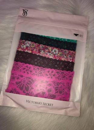 Набор трусиков victorias secret cheeky panties. оригинал. новый. с, м2 фото