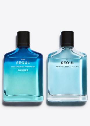 Zara seoul + seoul summer | набір чоловічої води!