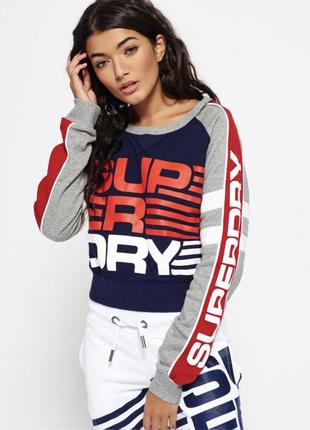 Женская толстовка свитшот superdry кофта свитер джемпер