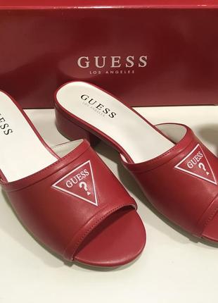 Тапки на каблуку guess1 фото