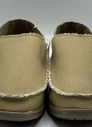 Крокс сліпони мокасини чоловічі санта круз хакі crocs mens slip-on santa cruz khaki3 фото