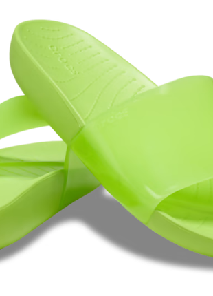 Шлепки crocs splash glossy slide. оригинал. новые. w8, w9