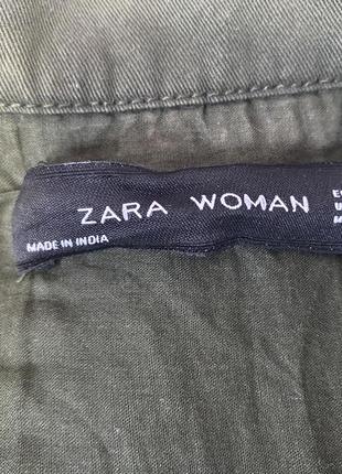 Zara куртка парка с принтом р s-xs оригинал8 фото