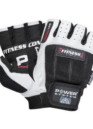 Рукавички для фітнесу power system ps-2300 fitness black/white xxl