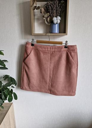 Замшева спідниця vero moda
