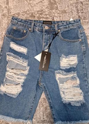 Шорти велосипедки рвание новие