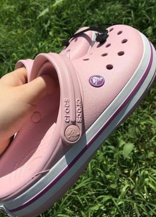 Crocs crocband pearl жіночі крокси крокбенд w6 w7 w8 w9