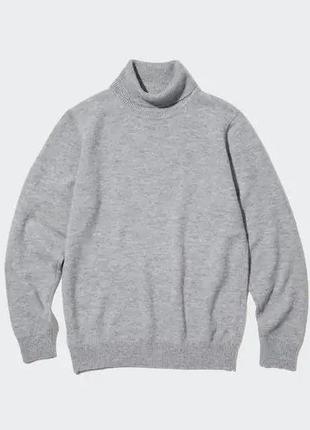 Гольф премиум-класса из овечьей шерсти lambswool uniqlo1 фото