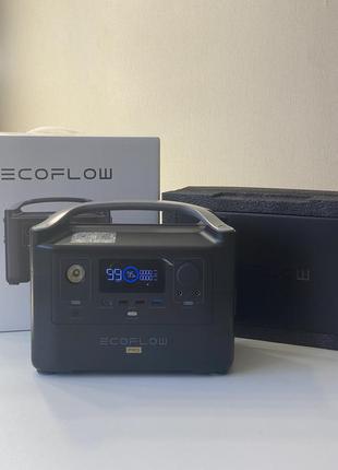 Зарядна станція ecoflow river pro-jp/black/ 720wh/600w