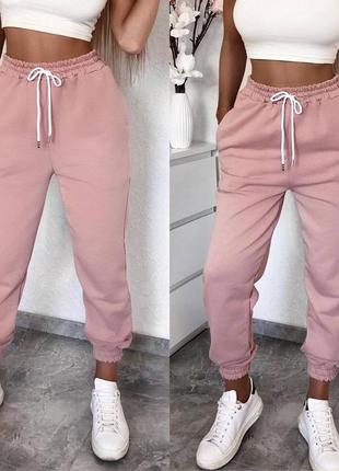 🎨7! шикарні жіночі джогери білі білий белые женские джогеры спортивні штани легкі...