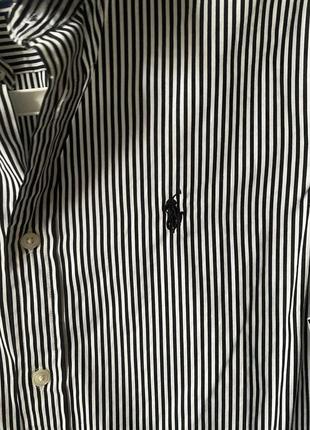 Рубашка унисекс polo ralph lauren размер м в полоску3 фото
