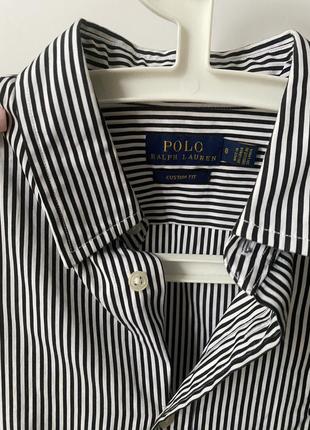 Рубашка унисекс polo ralph lauren размер м в полоску4 фото