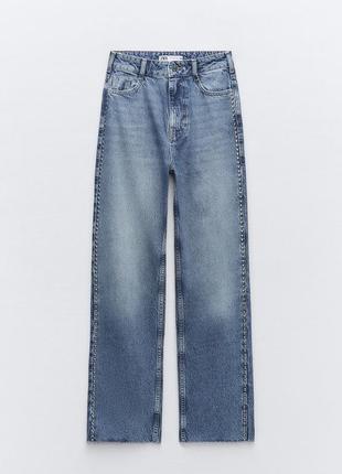 Базові прямі джинси zara