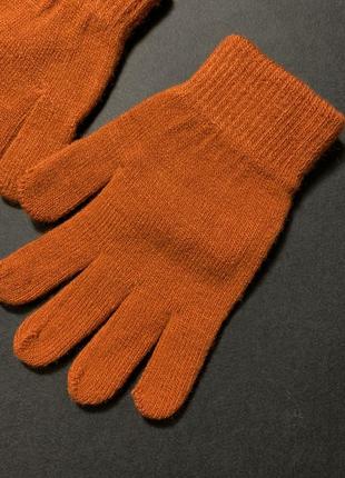 Перчатки оранжевые базовые2 фото