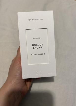 Парфум zara nobody knows 100 ml