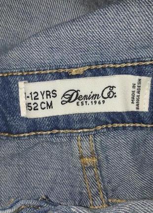 Джинсовий комбінезон denim co на 11-12 років6 фото