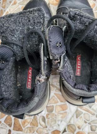 Кожаные зимние сапожки мужские, ботинки, ботинки5 фото
