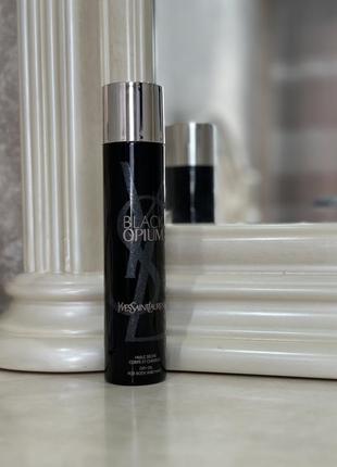 Парфюмированное масло yves saint laurent black opium dry oil hair &amp; body