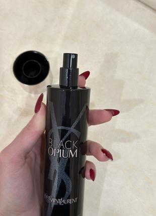 Парфюмированное масло yves saint laurent black opium dry oil hair &amp; body4 фото