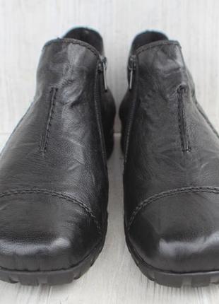 Демисезонные ботинки туфли rieker кожа германия 39р4 фото