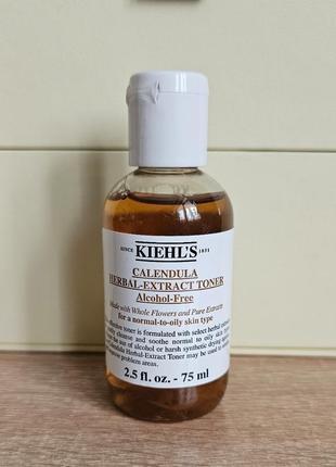 Тонік для обличчя kiehl's calendula herbal extract toner, deep cleansing foam