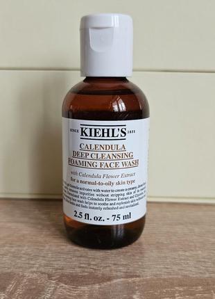 Тонік для обличчя kiehl's calendula herbal extract toner, deep cleansing foam2 фото