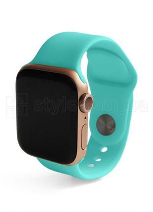 Ремешок для apple watch sport band силиконовый 38/40мм s/m sea ​​blue / морской голубой (21)