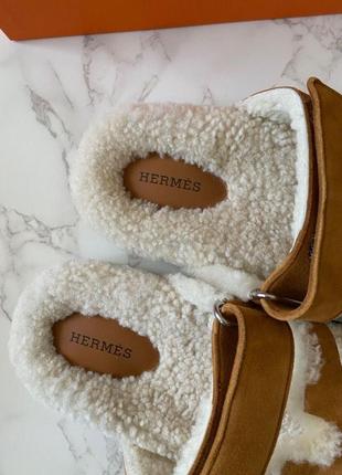 Шлепанцы с мехом