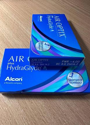 Знижка! контактні лінзи - 6 шт. діоптрії -4.