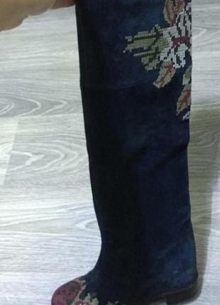 Замшевые сапоги mallanee