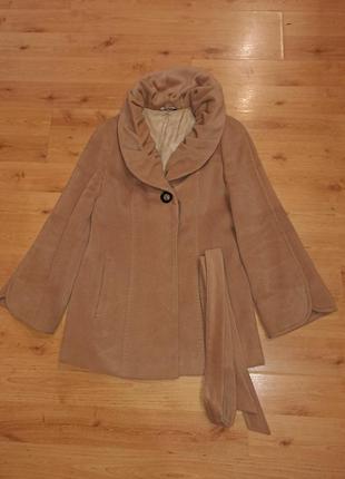 Демисезонное пальто stella pollare (кемел)