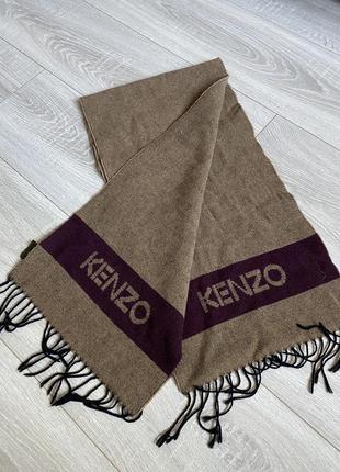 Шарф kenzo home шерсть