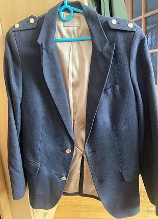 Пиджак жакет с погонами бренд