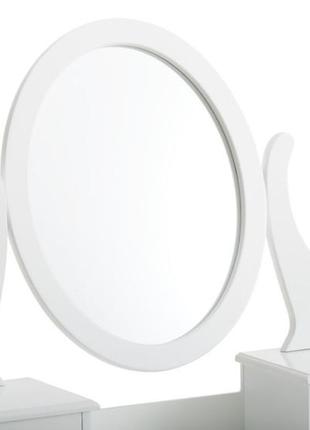 Туалетный столик с зеркалом jysk белый8 фото