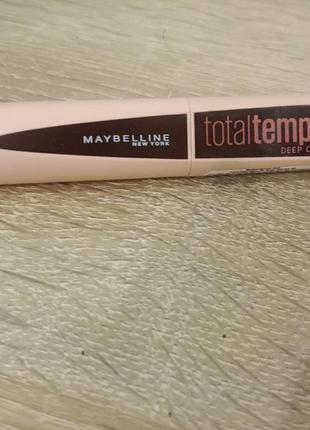 Тушь для ресниц maybelline total temptation1 фото