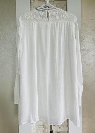 Короткое вышитое платье zara3 фото