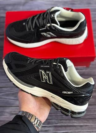 Мужские кроссовки в стиле new balance 1906r black white