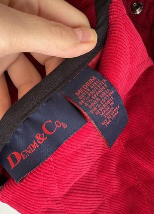 Двусторонняя стеганая вельветовая куртка denim &amp; Co6 фото