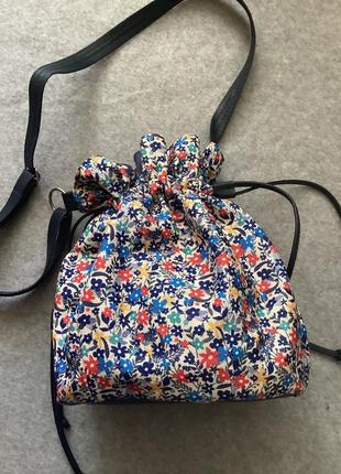 Жіноча сумка-мішок торба польові квіти presentville1 фото