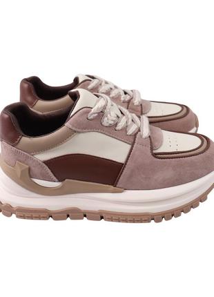 Кроссовки женские gifanni капучино натуральная кожа, 36