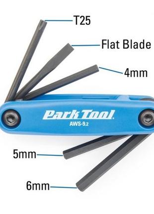 Мультитул park tool aws-9.2 4/5/6мм, т25, отвёртка