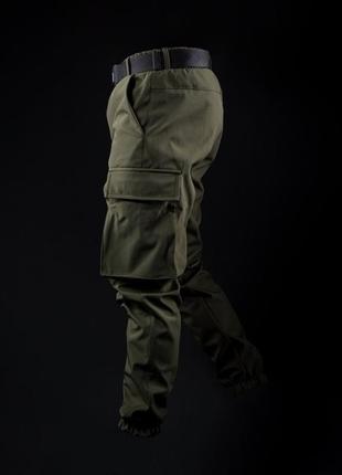 Чоловічі тактичні штани карго з флісом5 фото