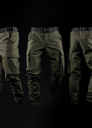 Мужские тактические брюки карго с флисом