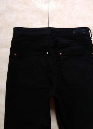 Брендовые черные джинсы скинни с высокой талией zebra, 36 размер.5 фото