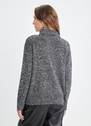 Бавовняний базовий светр меланж