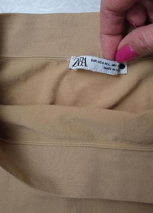 Zara бесшовные трусики шорты корректирующие с высокой посадкой/моделирующие трусы с утяжкой4 фото
